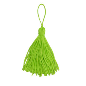 Tassel Sortido 7cm c/10 und. - Cor: Verde Limão